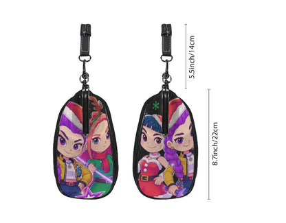 Kpop Demon Hunters Huntr/x  Anime Christmas Shoulder Cross Body Bag Satchel Gift Kisslock