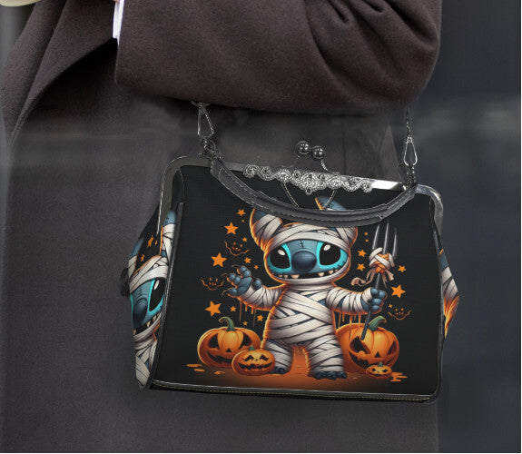 NEW Disney Lilo & Stitch Halloween SATCHEL Bag 10" x 8" Mummy Costume Lilo FUNSTUFFNY