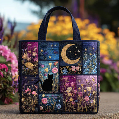 Creative, High-Capacity Tote Bag With Digital Print And Quilted Embroidery Cj