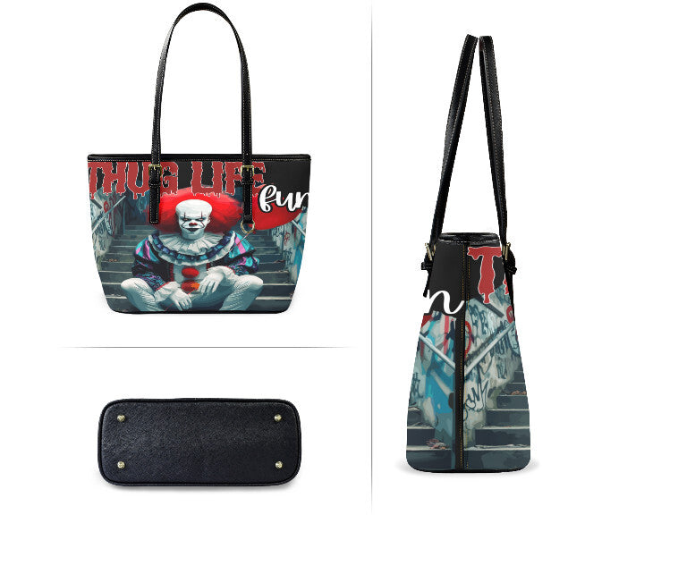 Custom Tote Hand Shoulder Bag 12 X 15 Halloween Thug Life Pennywise It Urban Art Terrifictrend