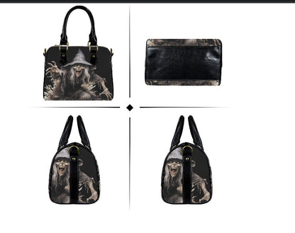 Horror Gothic Halloween Art Scary Witch Monster Shoulder Cross Body Bag Satchel Terrific trend