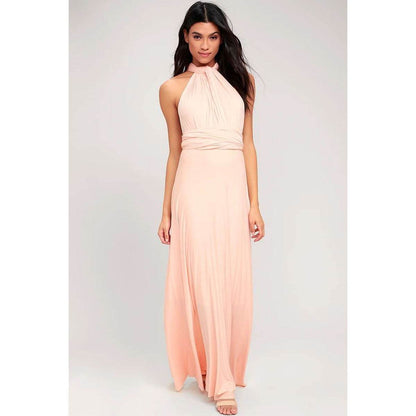 Women's Sexy Long Party Dress Club Floor-Length Summer Backless Bandage Maxi Dress Multiway Bridesmaids Boho Women Dress Vestidos - terrifictrend
