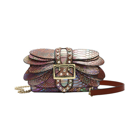 Studded Chain Shoulder Crossbody Bag Cj