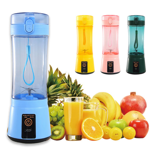 "Portable Electric Fruit Juicer Blender"