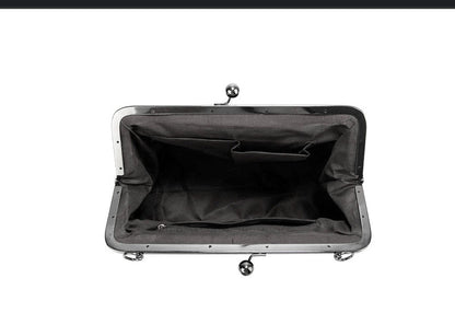 Gray Gothic Christmas Crow  Hand Shoulder Cross Body Bag Satchel 9 x 13 Gift terrifictrend