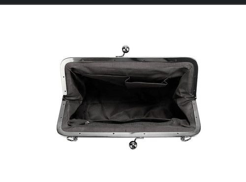 Gray Gothic Christmas Crow  Hand Shoulder Cross Body Bag Satchel 9 x 13 Gift terrifictrend