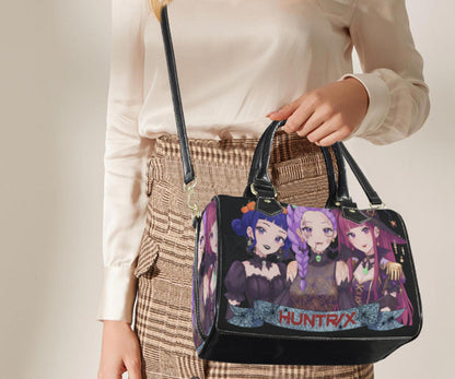 Kpop Demon Hunters Huntr/x  Anime Halloween Shoulder Cross Body Bag Satchel Kisslock