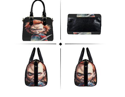 Horror Movie Halloween Art Chucky Child's Play Shoulder Cross Body Bag Satchel Terrific trend