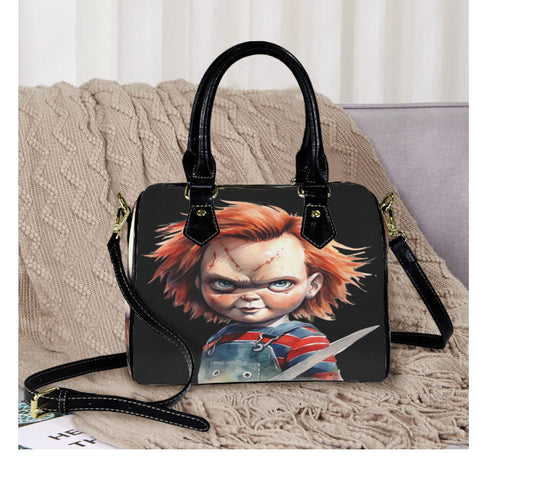 Horror Movie Halloween Art Chucky Child's Play Shoulder Cross Body Bag Satchel Terrific trend