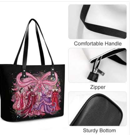 Tote Hand Shoulder Bag 12 X 15 Disney Evil Villain Queen Valentine's Day NEW Terrifictrend