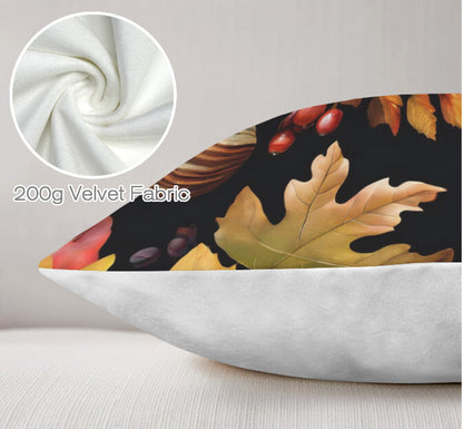 Fall Birds on a Branch Colorful Cozy Throw Pillow Cover  Home Decor  18x18 Unbranded