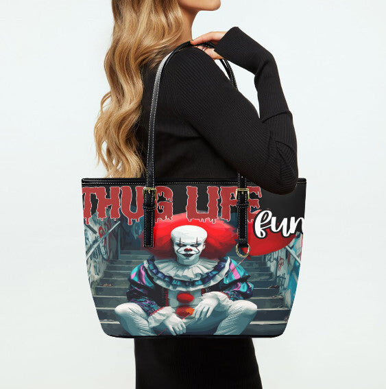 Custom Tote Hand Shoulder Bag 12 X 15 Halloween Thug Life Pennywise It Urban Art Terrifictrend