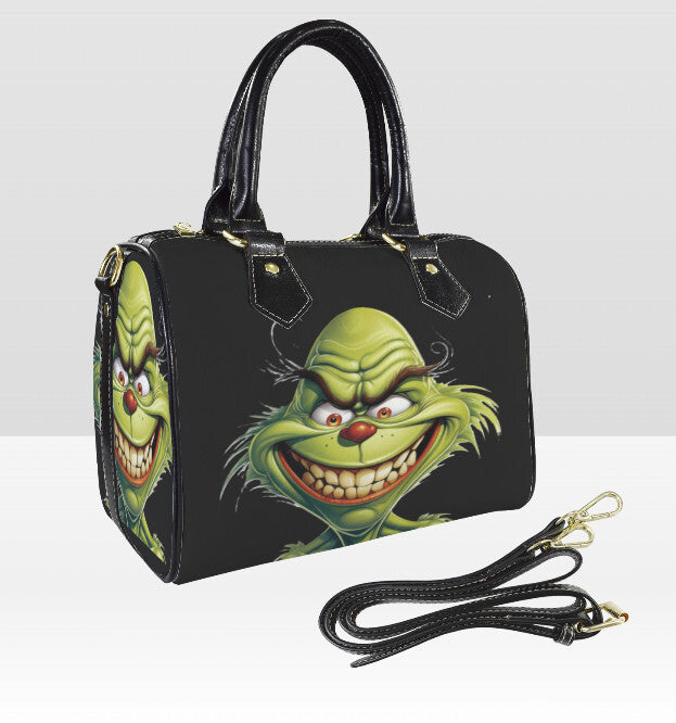 Grinch Who Stole Christmas Halloween Holiday SATCHEL or Cross Body Bag 10" x 8" Unbranded