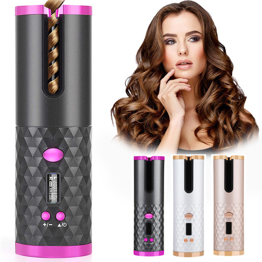 "Rechargeable Automatic Hair Curler"