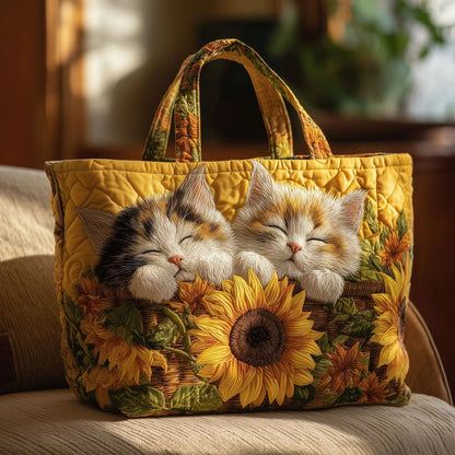 Creative, High-Capacity Tote Bag With Digital Print And Quilted Embroidery Cj