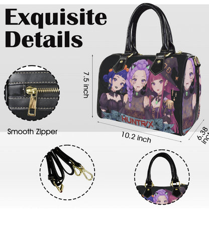 Kpop Demon Hunters Huntr/x  Anime Halloween Shoulder Cross Body Bag Satchel Kisslock