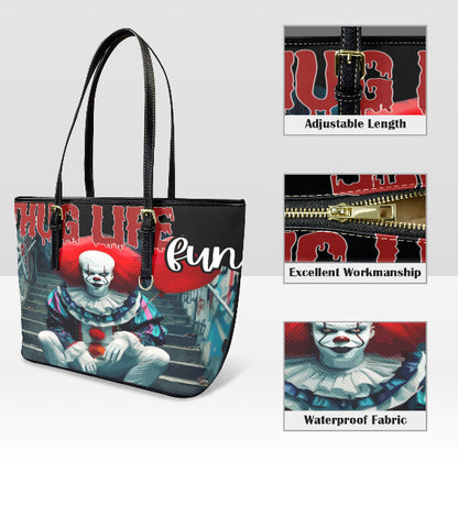 Custom Tote Hand Shoulder Bag 12 X 15 Halloween Thug Life Pennywise It Urban Art Terrifictrend