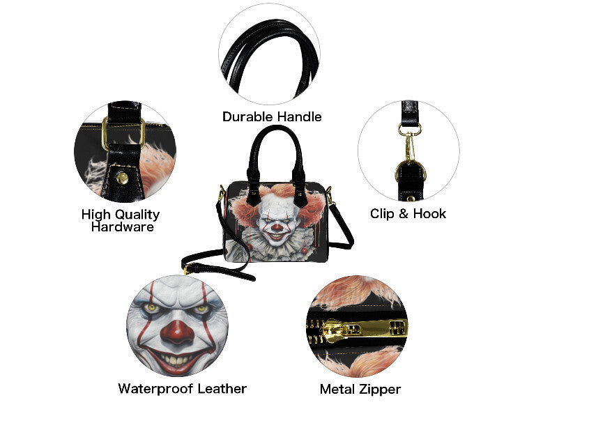 Horror Movie Halloween Art Pennywise Clown It Shoulder Cross Body Bag Satchel Terrific trend