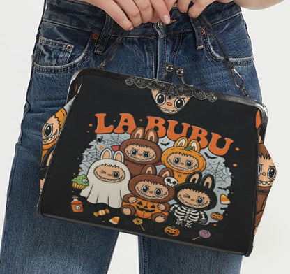 LaBubu La Bubu Halloween Costumes Trick or Treat Shoulder Cross Body Bag Satchel Kisslock