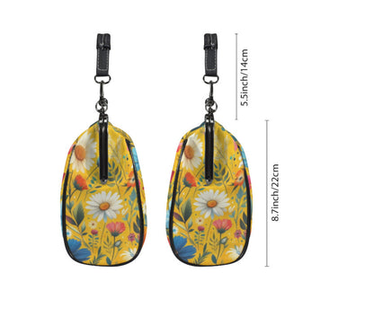 Yellow Floral Flower Art Spring Mother's Day Shoulder Cross Body Bag Satchel NEW Kisslock