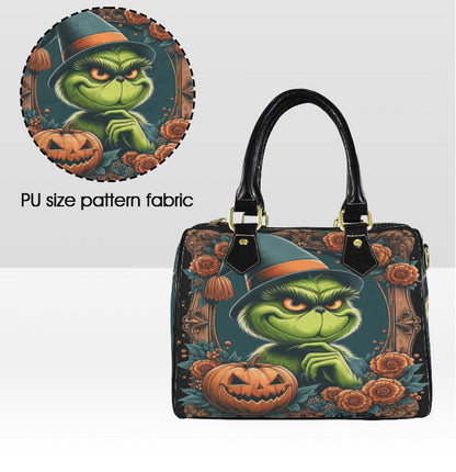 The Grinch Who Stole Christmas Witch Halloween SATCHEL Cross Body Bag 10" x 8" Terrifictrendny