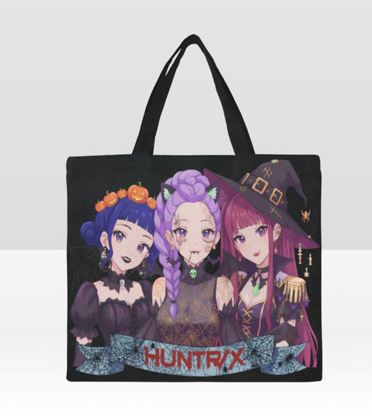 KPop Demon Hunters Huntrix Saja Girls Anime Large Halloween Tote Bag 18"x15" TerrificTrend