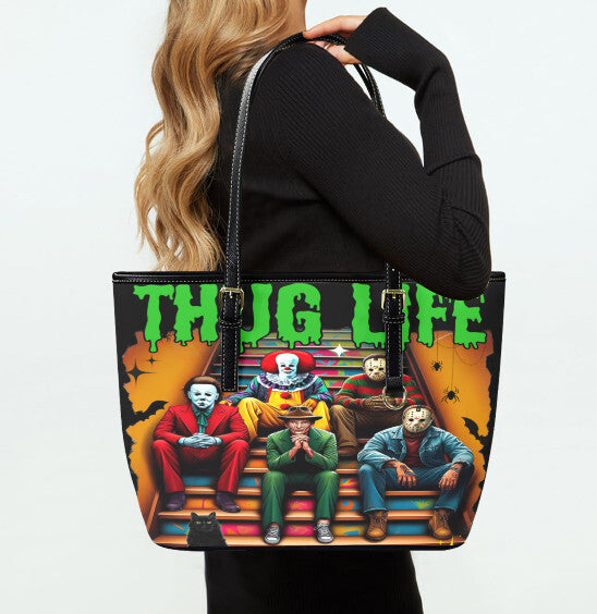 Custom Tote Hand Shoulder Bag 12 X 15 Halloween Thug Life Horror Characters NEW Terrifictrend