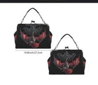Dark Victorian Gothic Swan Black Bird Raven Moon Shoulder Cross Body Bag Satchel terrifictrend