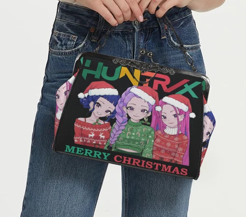 Kpop Demon Hunters Huntr/x Anime Christmas Shoulder Cross Body Bag Satchel Gift terrifictrend